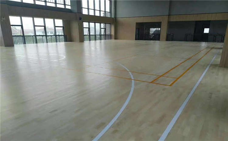 橡膠木籃球運(yùn)動(dòng)地板施工技術(shù)方案