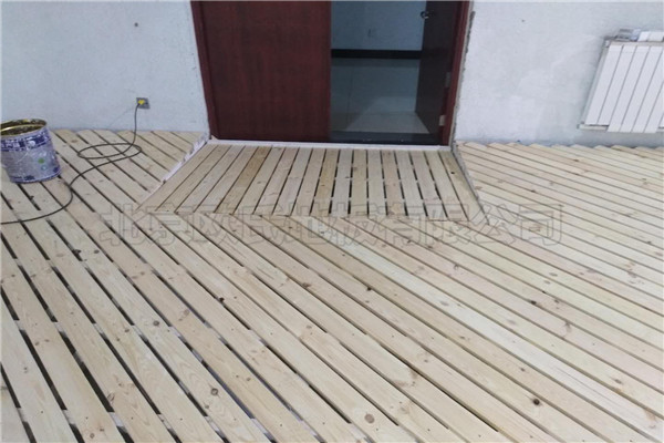 北京房山區燕山體育館木地板項目