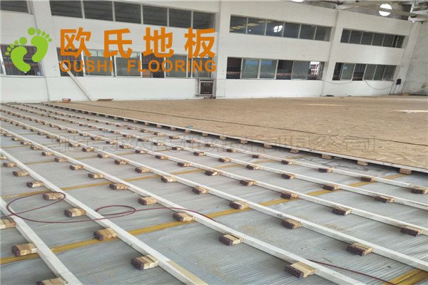 廣東YBDL江門HOOP PARK籃球公園木地板項目